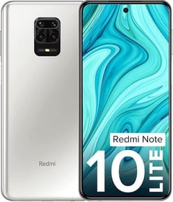 Redmi Note 10 Lite (6GB 128GB ) Glacier White(Refurbished)